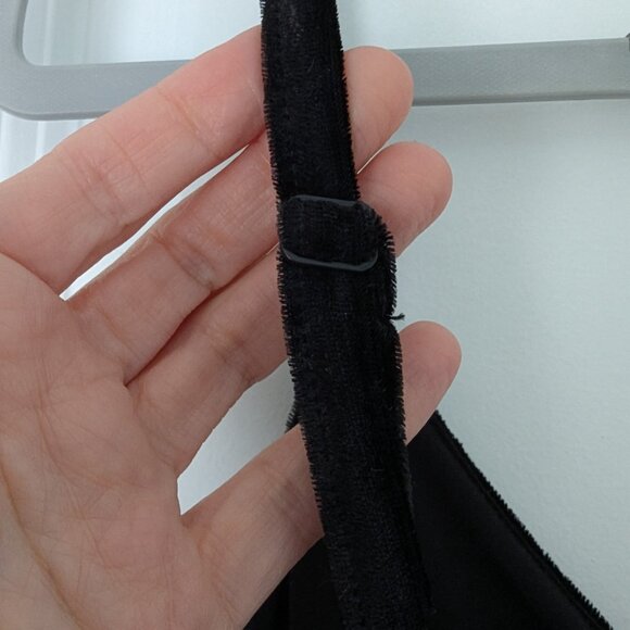 Michael Kors black Velvet slip midi dress, Small, NWT - Picture 6 of 9